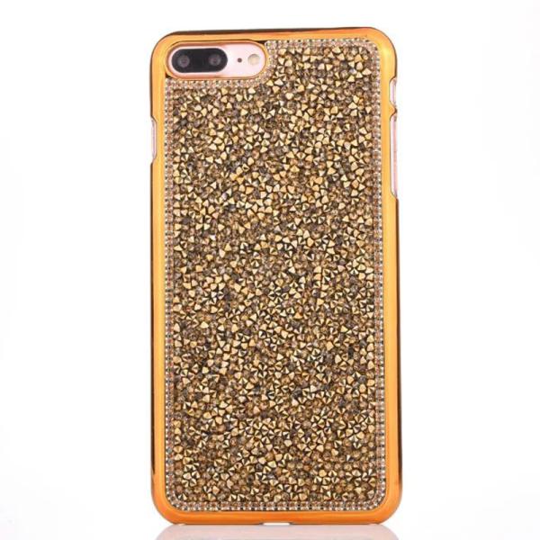 TPU Plating Glitter Jelly Color Pasted Back Cover Cell Phone Case For iPhone 7 6s Plus