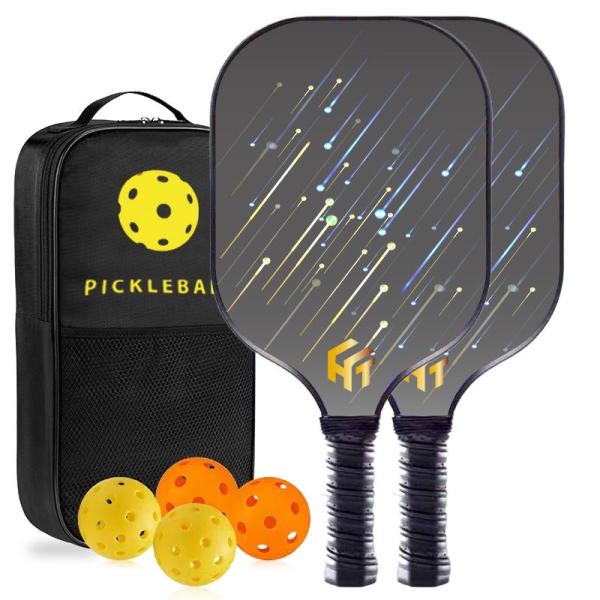 UV True Color Printing Pickleball Racket for Age Group 5-80 Packaged in Bubble Bag