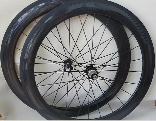 2014YOUNGFANBIK EN Standard 60mm clincher carbon wheels 700C high tg rim road bike Chinese
