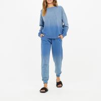 A lavagem ácida Sweatpants Andhoodie ajustou as malhas das mulheres suou basculadores e fato da aptidão do inverno dos fato de esporte do pulôver