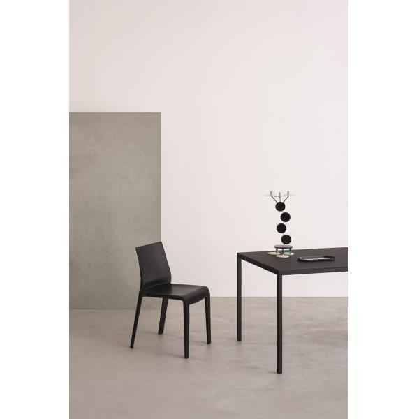 Lisbona Tanned Saddle Leather Chair With Hand Sewed Covering 47 X 52,5 X 81 Cm