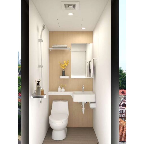 Complete SMC Integrated Prefabricated Bathroom Unit  modular complete bathroom