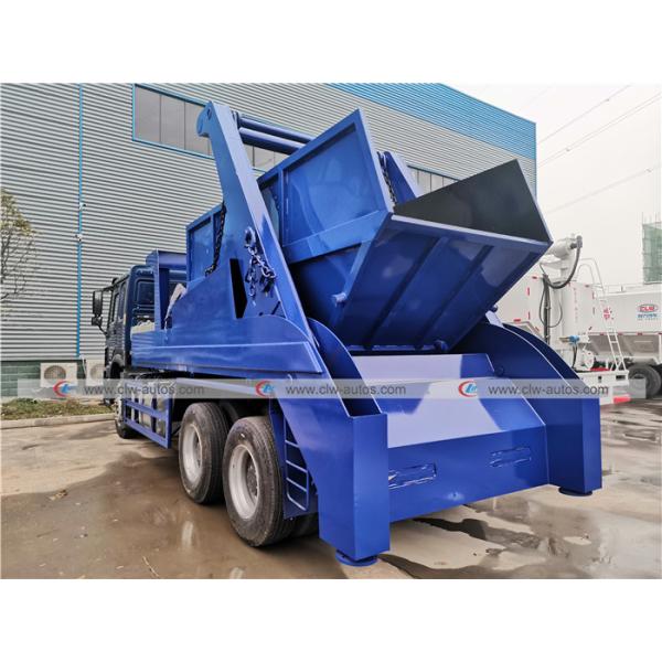 Carbon Steel Bin SINOTRUK 6x4 Waste Removal Trucks