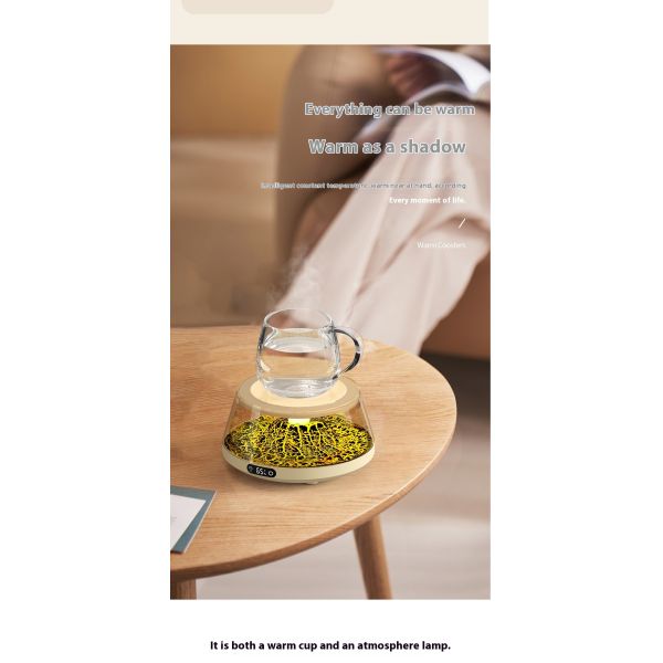 Smart Home Office Coffee Cup Heater Pad USB Charging With Constant Temperature OEM