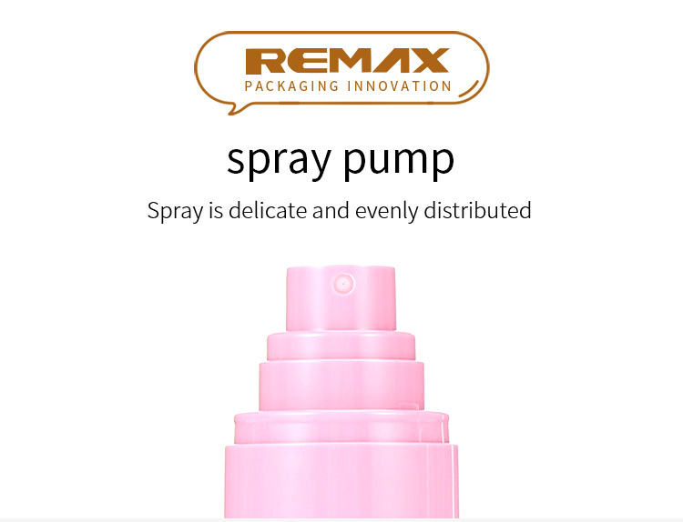 80ml PET Fine Mist Spray Bottle Refillable Cosmetic Sprayer