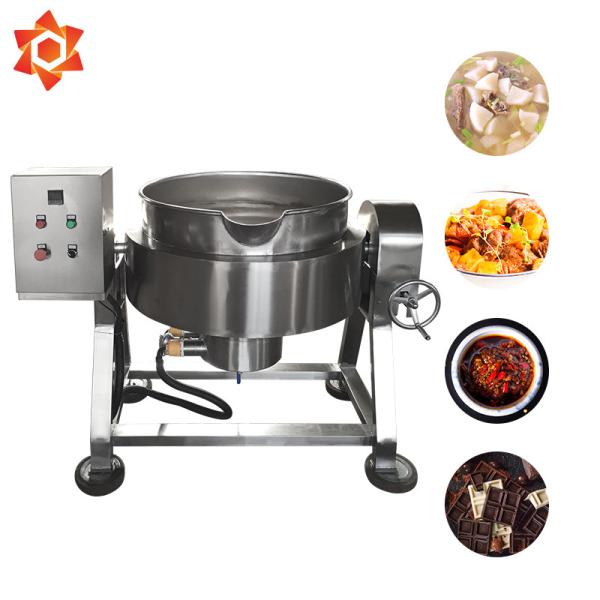 Large Commercial Steam Electric Cooking Pot Sandwich Steam Pot 12 Month Warranty