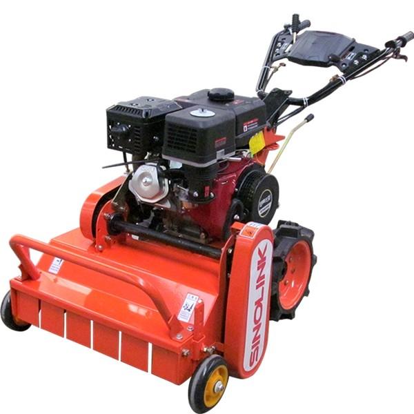 Gas Powered Walk Behind Lawn Mower With Electric Start Hand Push