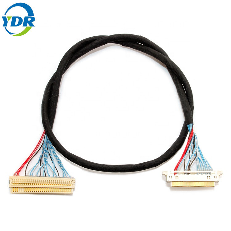 Кабель микро- коаксиальное 28AWG 30AWG 32AWG дисплея Ipex плоский LVDS