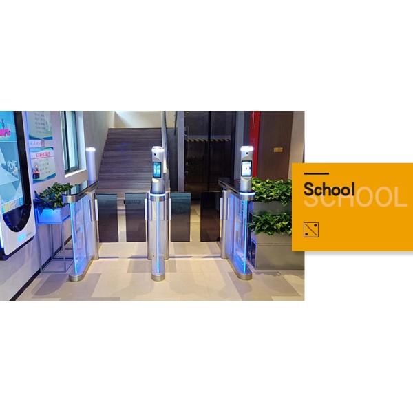 SS316 Stainless Steel DC Motor Fastlane Turnstile