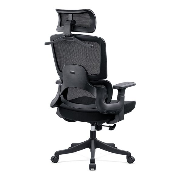 CEO Aluminium Ergonomic Office Chair with High Back 3D Lumbar Support