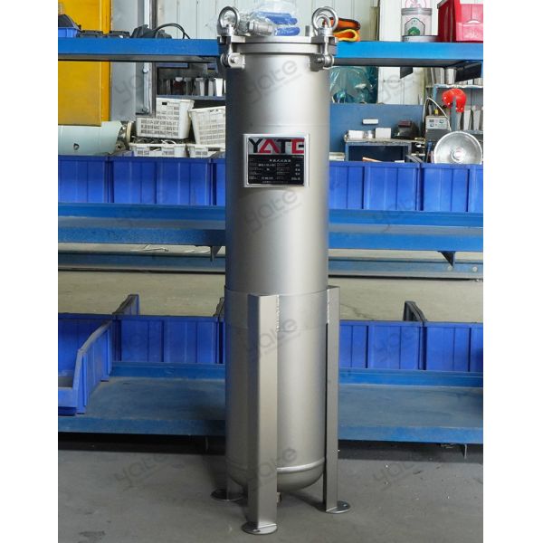 Sanitary SS304/316 Bag Filter Housing Industrial Bag Filter For Syrup Production Glucose Syrup Jam Solid Residue