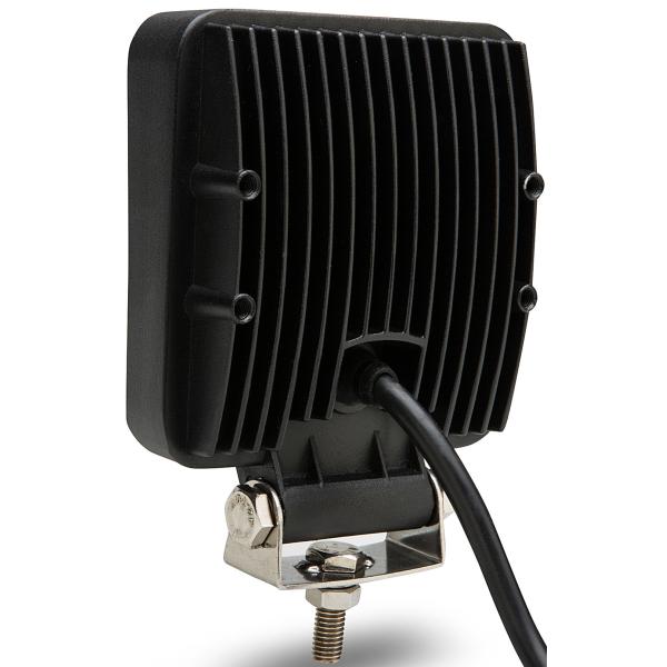 7D 10-30V high quality 18W PC lens Black led offroad work light 4x4 HCW-L18286 7D