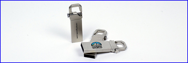 Solid Stainless Metal Buckle Pen Drives 32GB Storage for Business