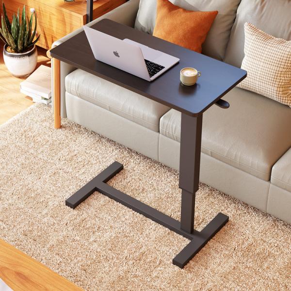 Over Bed Desk with Wheels Adjustable Rolling Laptop Table Overbed Hospital Tray Sofa Chair Side