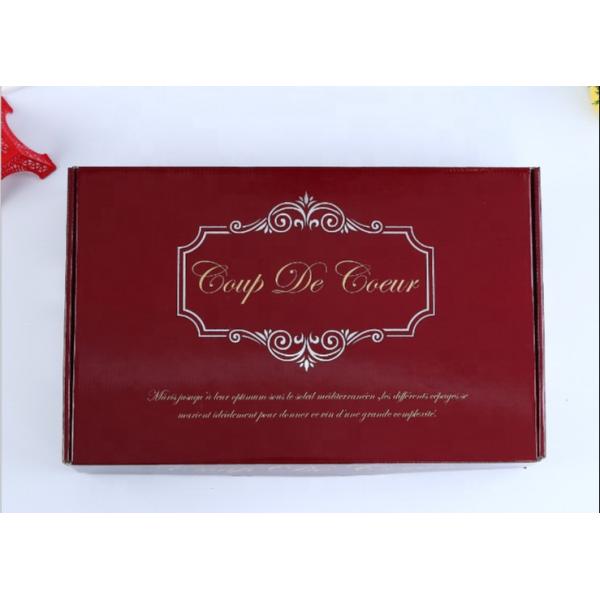 Таможня упаковки еды напечатала рифленые коробки, картонные коробки сделанные для определения размера