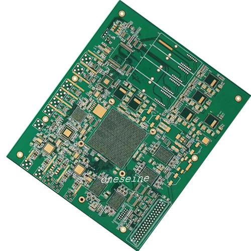 1.60mm 多層PCB ブラックシルクスクリーンと緑色ソルダーマスク