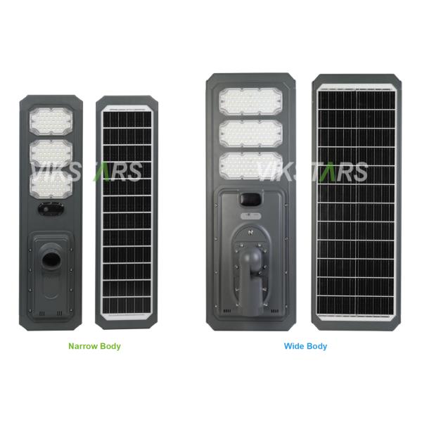 Nuevo 100W 200W 300W 400W 500W All In One Aluminio Luz solar de calle para mayoristas