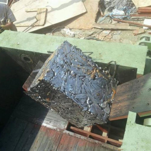 15kw Motor Bale Size 250*250mm Scrap Metal Baler