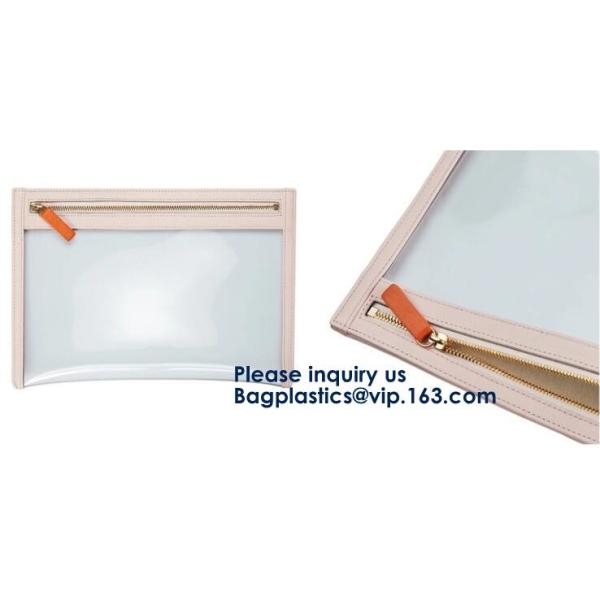 OEM Makeup Cosmetic Bag Commodity Package Packing Soft Customized PVC Slider,Portable Washable Storage Bag Makeup Zipper