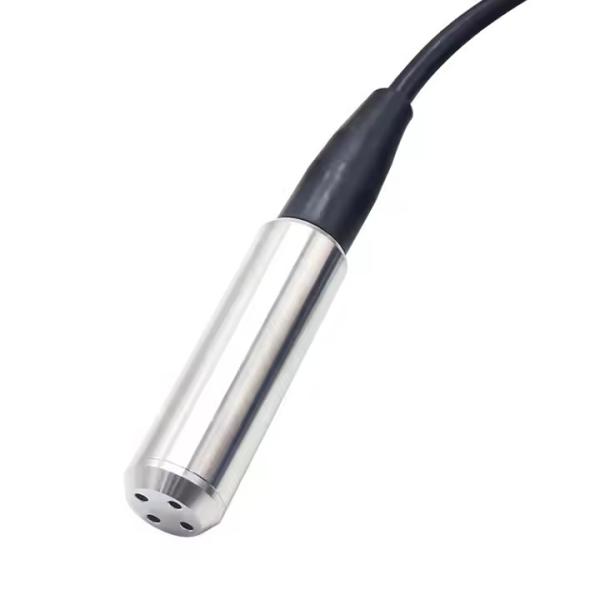 Polyvinyl Fluoride Cable IP68 24VDC Submersible Water Level Sensor Probe for Water Monitoring