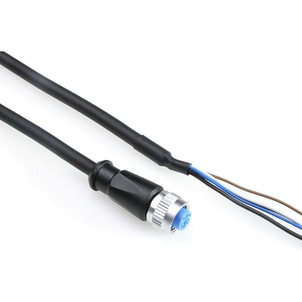 Alvin's Cables M12 A Code 4Pin to Open Wire Power Cable 3m Industrial