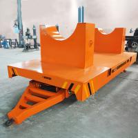 60 tonnes de chariot industriel de rail pour les travaux en acier entreposent la vitesse fonctionnante 35m/Min