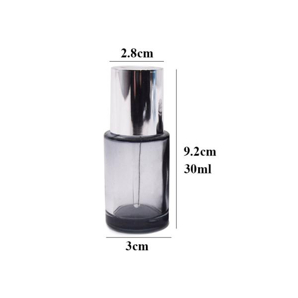 30ml Rotary drip Glass Dropper Bottles Essence Oil Perfume Pump Bottle