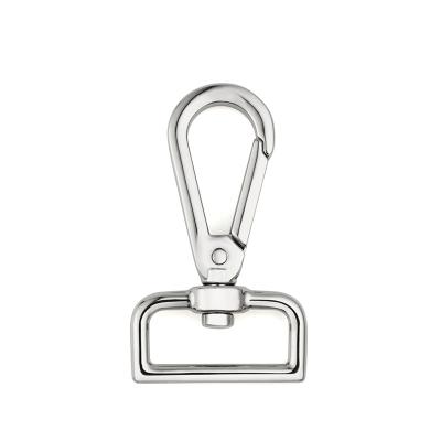 Handbag Hardware Silver 25mm Swivel Eye Snap Hook for Leather Bag Attachment