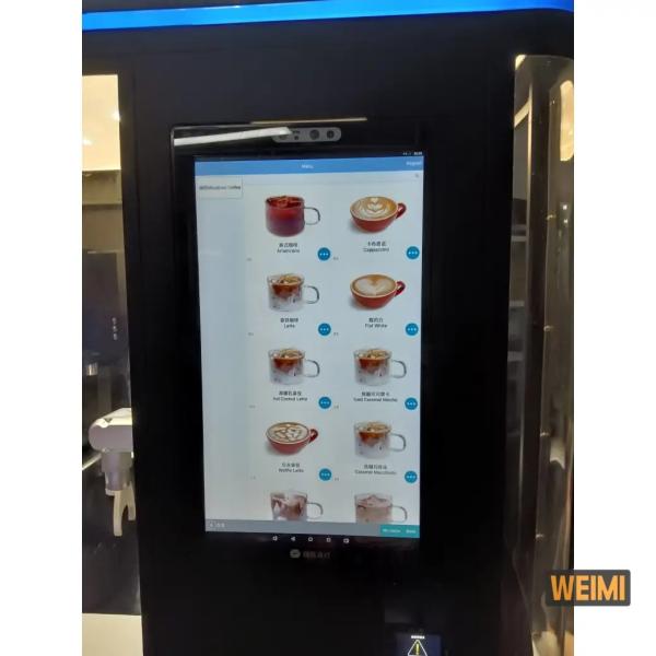 Automatic Coffee Robot Barista with Customizable Recipes