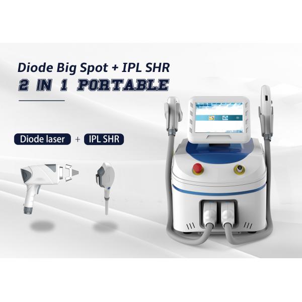 Portable 2 In 1 Permanent Laser Hair Removal Device Skin Rejuvenation E Light