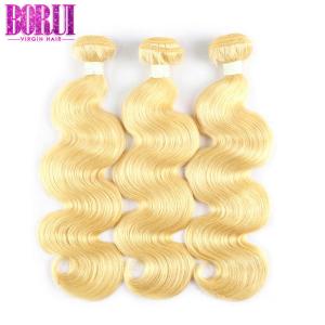 Onda loura do corpo do cabelo dos Peruvian do Frontal 613 do laço da onda 13 x 4