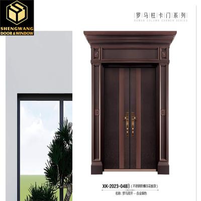 Contemporary Design And Durability Copper Garden Gate In Aluminium For Any Building