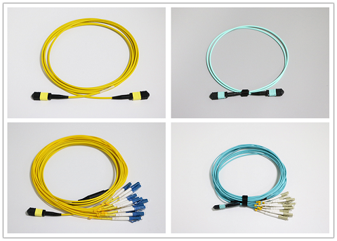 MPO - SC / LC Female And Male Type MTP / MPO Fiber Jumper Cables