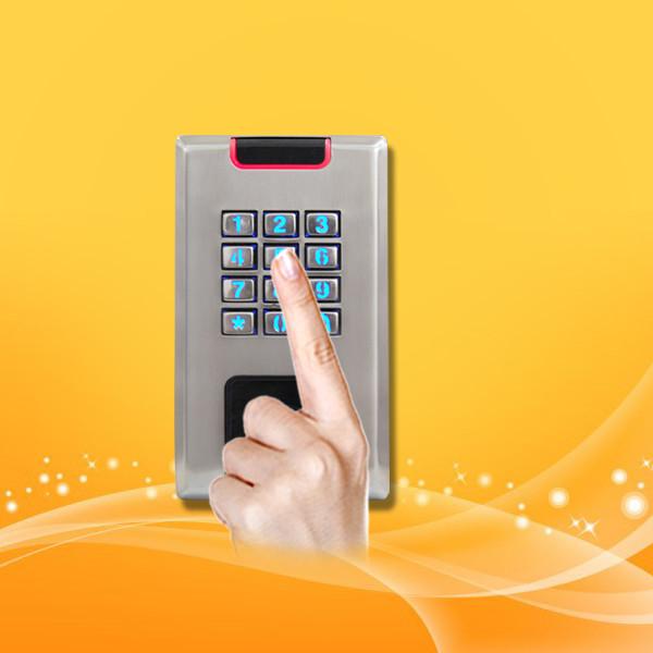Lecteur de cartes matériel de proximité en métal avec le clavier numérique humidité fonctionnante de 10% à de 90%