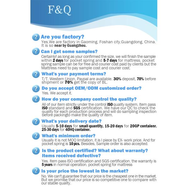 OEM Промышленность Матрас аксессуары Универсальная поддержка Бабочка пружина Напряжение