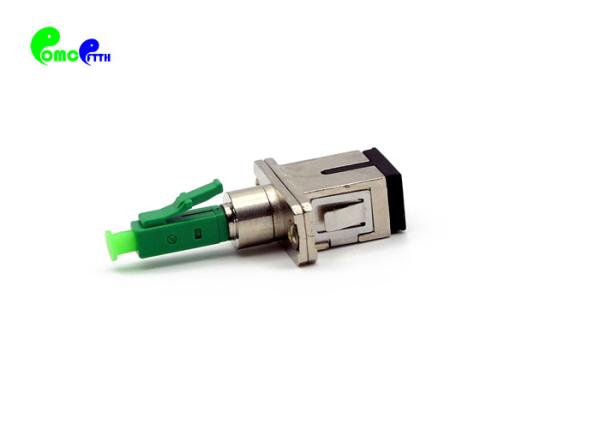 SC UPC Female - LC APC Male Simplex Hybrid Fiber Optic Adapter / Connector Low Insertion Loss