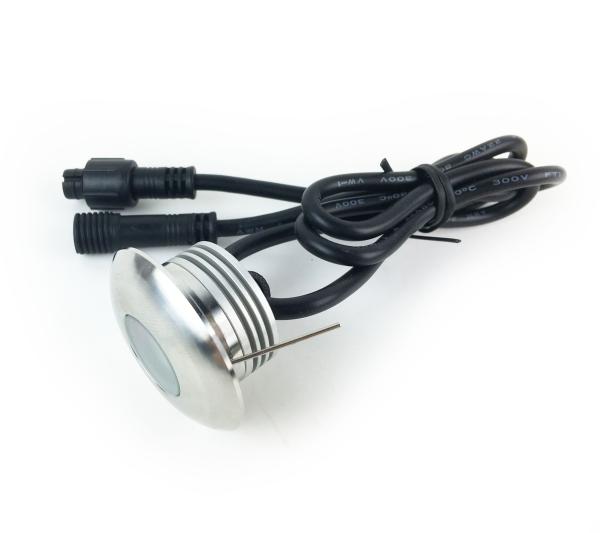 Rcessed 1W Mini LED Footlight IP67 Waterproof DC12V Waterproof IP67 Outdoor Garden landscape lighting
