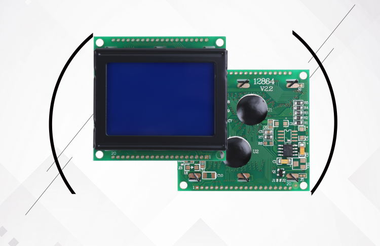 ODM 128x64 LCD Display Graphic 12864 Glcd Screen Module With KS0107 KS0108 IC