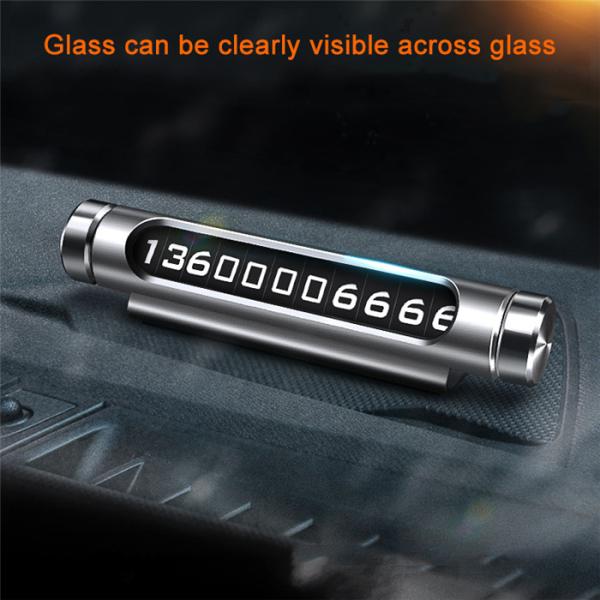 Роторный номерной знак автостоянки ПК 0.06g 26cmx5cm ABS