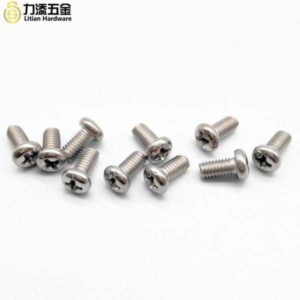Stainless steel 304 stainless steel round head screw pan head cross machine tooth screws