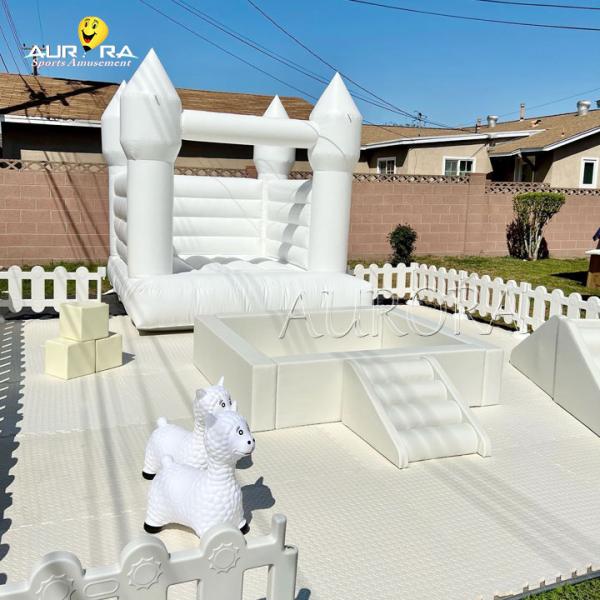 Soft Play Climbers Playground Equipment Indoor White Bouncy Castle Toddler