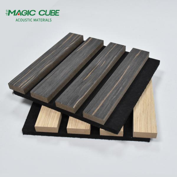 Décoration intérieure Panneau acoustique à la slate avec faisceau en bois de grossistes