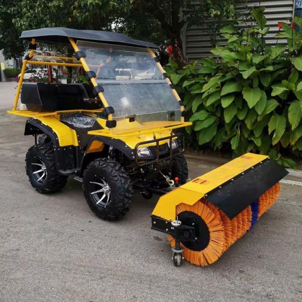 Small Snowplow Driving Snow Plow Winter Road Sanitation Snow Removal Machine