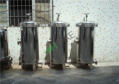 Alojamento de filtro de aço inoxidável do cartucho de SS304 SS316 para o abastecimento de água do RO