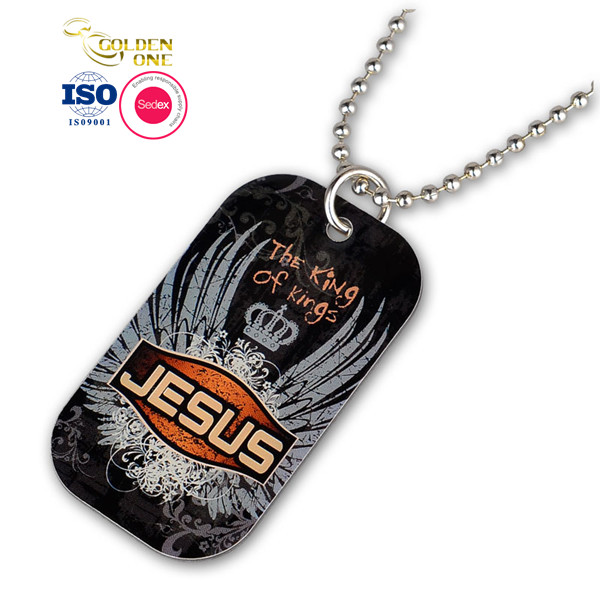 Engraving Custom Dog Name Tags , Pet Soft Enamel Dog Tag With Chain