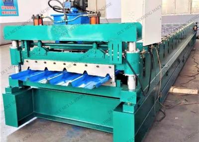 Hydraulic Cutting 1.25m Aluminium Corrugating Machine PLC Metal Roofing Roll Former