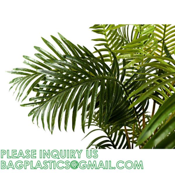 Gorgeous Cycas Revoluta Sago Palm Tree Artificial Plant with Nursery Pot, Feel Real Technology, 28 Long & Giant