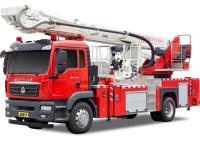 Caminhão aéreo da luta contra o incêndio da plataforma do salvamento de Sinotruk SITRAK 32m