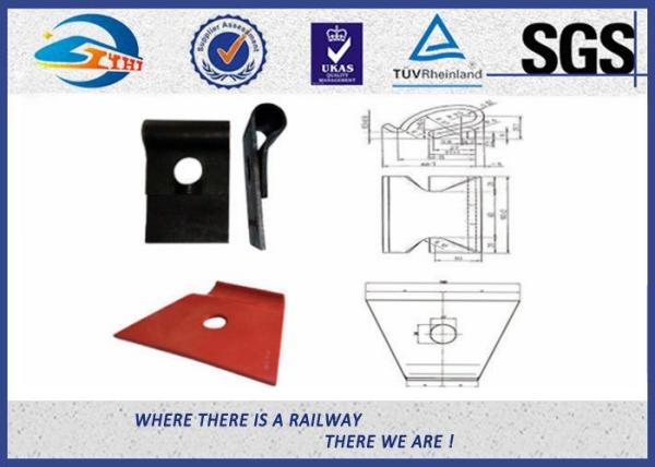 Lacquered Nabla Elastic Rail Clip Special Clamp for Railway Fastenings