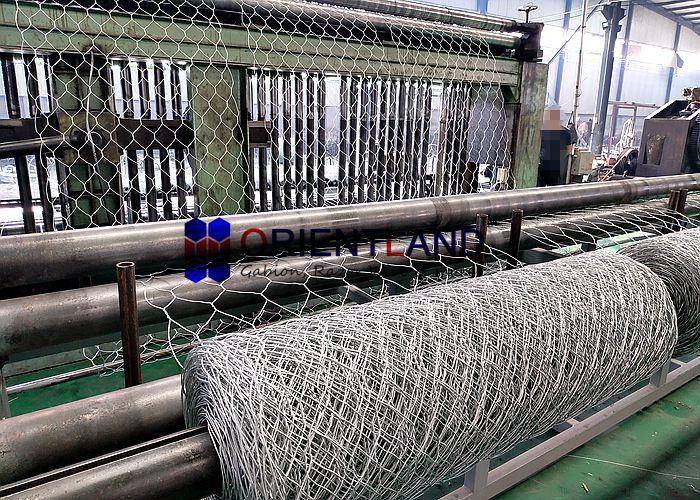длина диаметра 25m 2.7mm корзины провода Gabion сетки 8 x 10cm